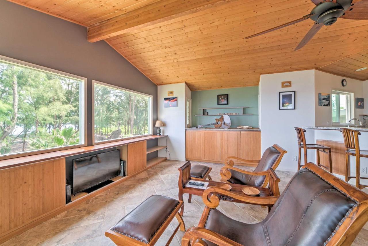 Direct Oceanfront, Big Island Home Keaau Exterior foto