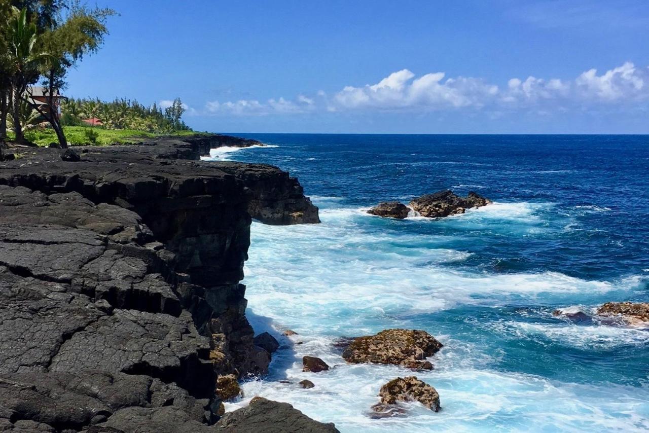 Direct Oceanfront, Big Island Home Keaau Exterior foto